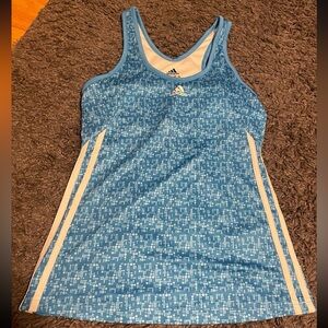 Adidas workout tank top with built in bra